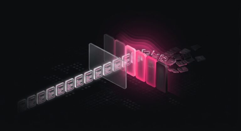 Conceptual illustration of transaction penalty escalation and involuntary churn resulting from unvaried retry bursts.