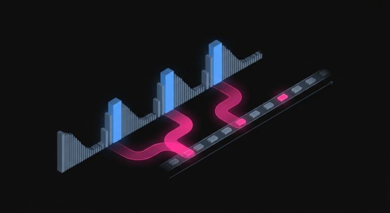 Conceptual representation of payment retry timing structured around account liquidity and payroll cycles instead of arbitrary intervals.